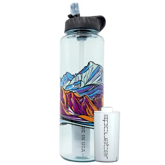 Epic Water Filters Nalgene OG Sustain Tritan USA Made Water Bottle and 75 Gallon Filter - Removes... | Walmart (US)