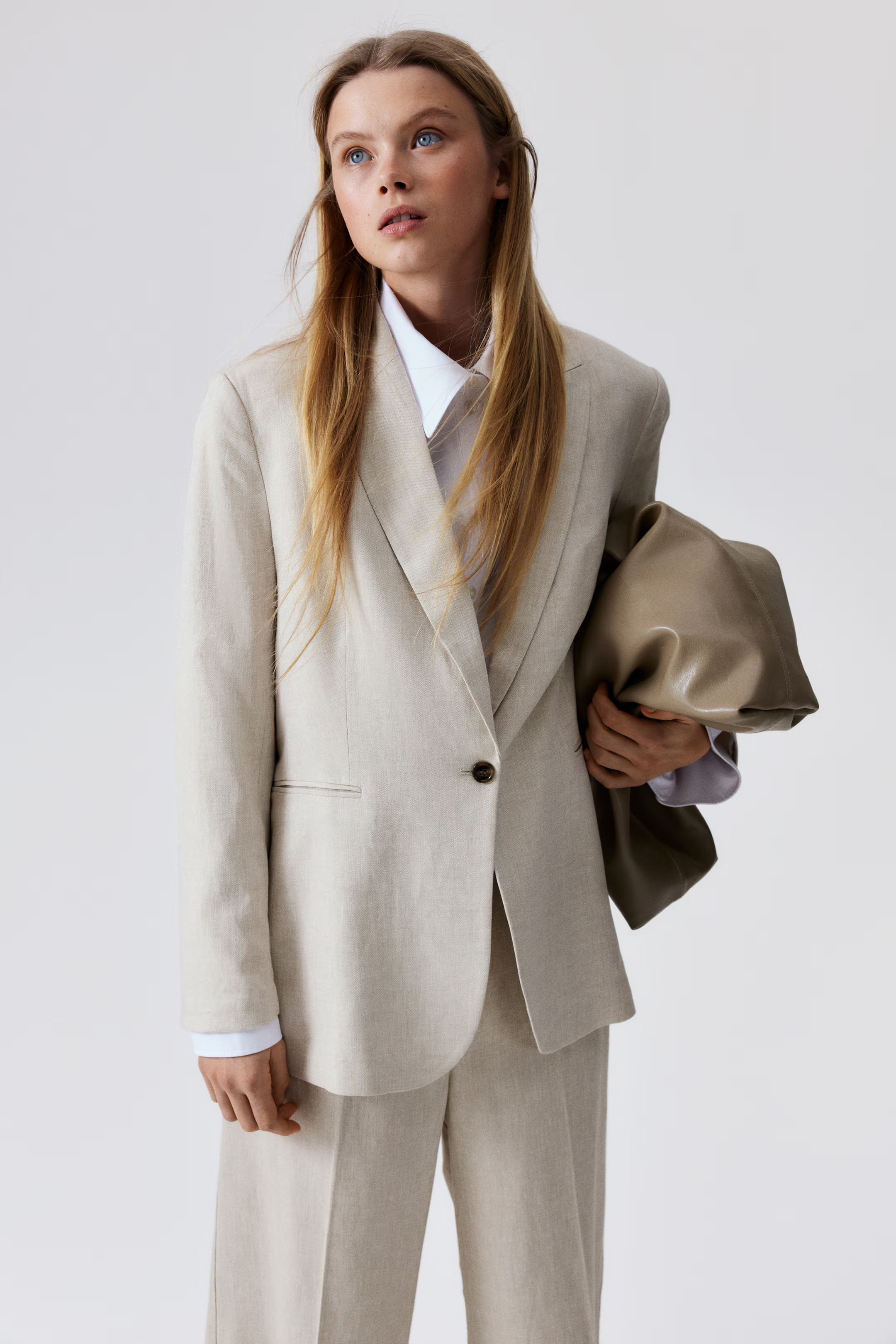 Linen-Blend Blazer | H&M (US + CA)