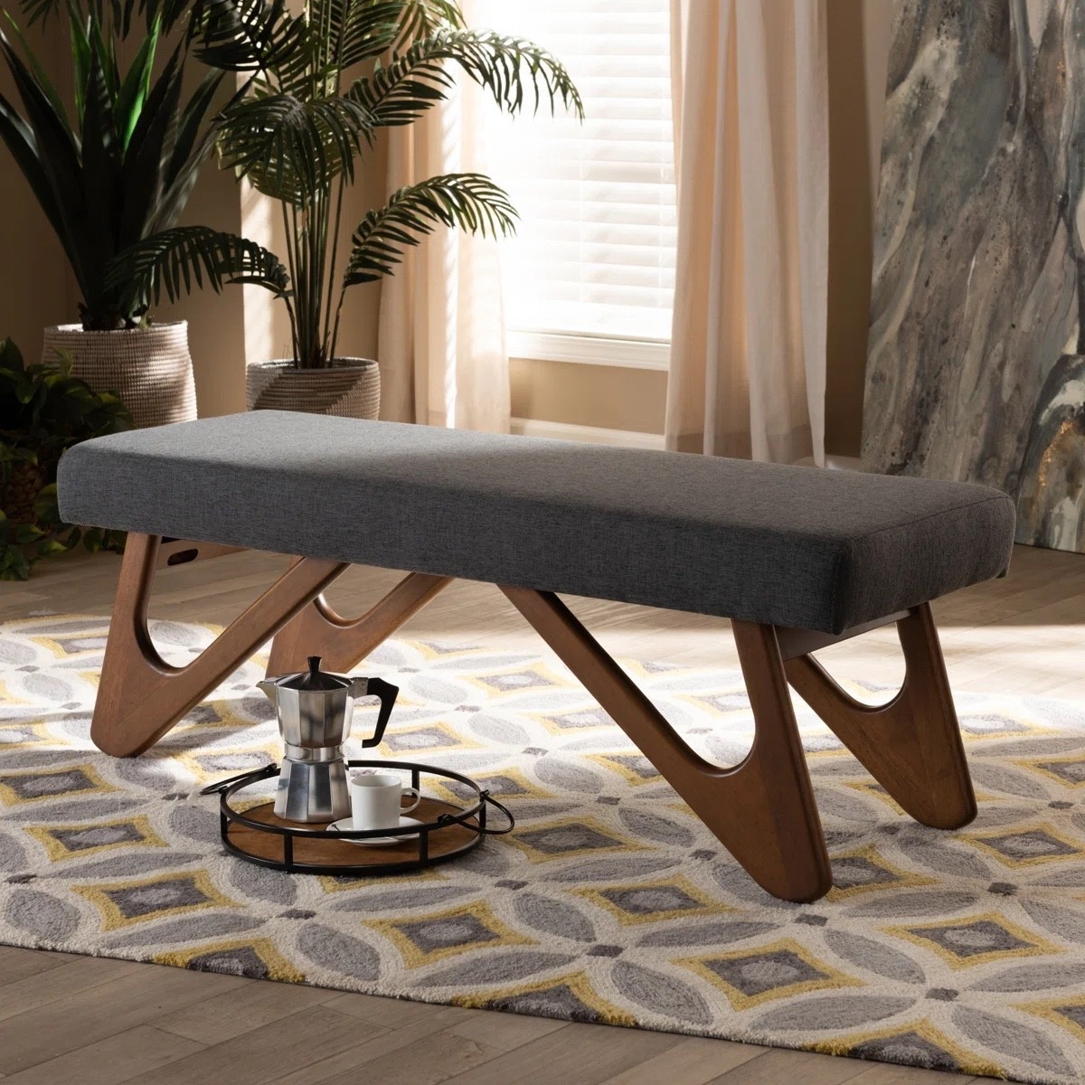 @Wayfair  This clean-lined bench strikes from all angles, infusing any space with a playful retro charm. Crafted from solid and engineered wood, it boasts a classic polyester fabric upholstered in your preferred neutral shade.

#wayfaircreator #homerefresh #homefurnisbings

#LTKHome