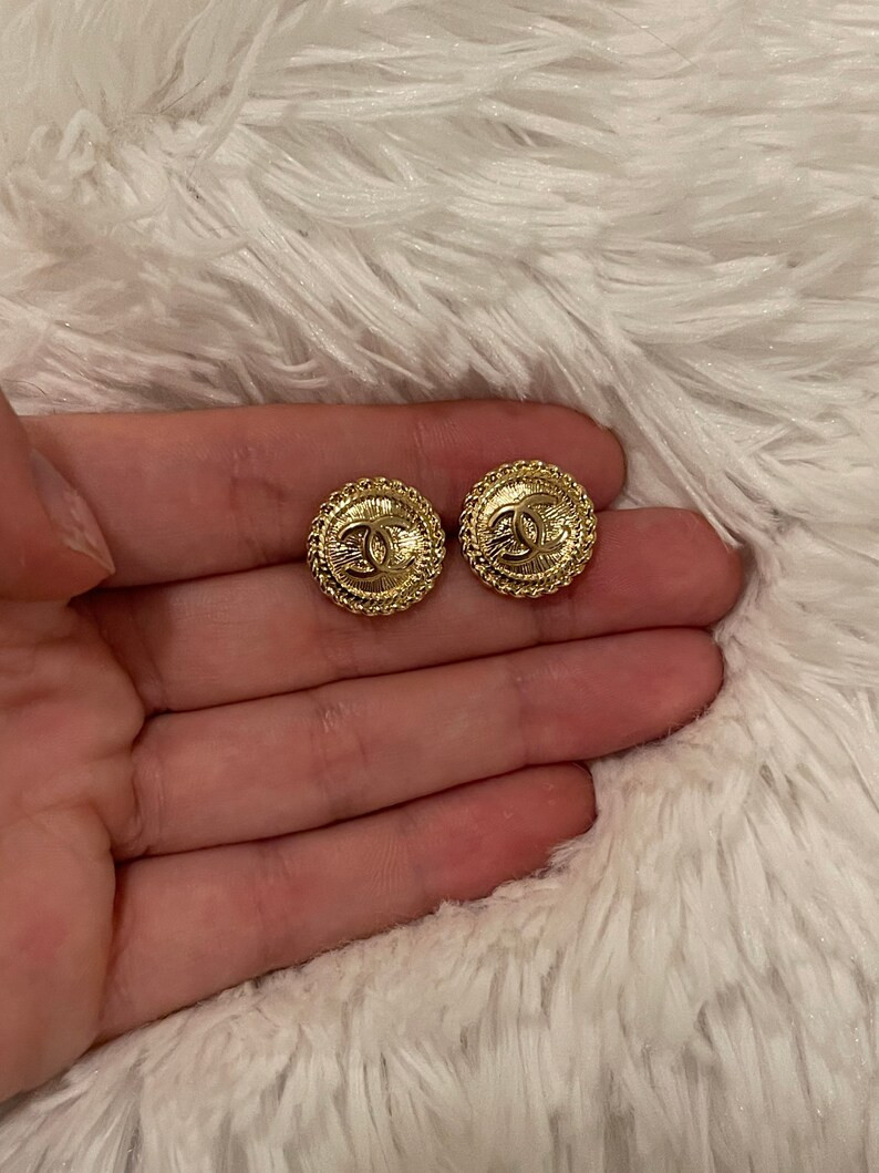 Repurposed designer earrings | Etsy (US)