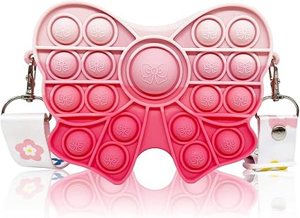 Valentines Day Gifts for Kids - Pop Purse Shoulder Bag Fidget Toys ，Cute Bowknot Crossbody Bag ... | Amazon (US)