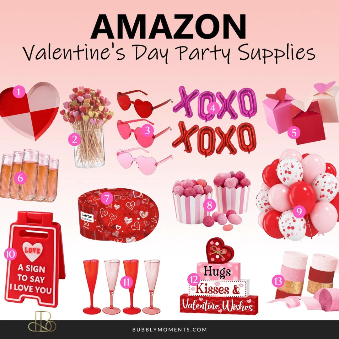 Get ready to celebrate love in style with these Valentine’s Day Party Supplies from Amazon 💖 Whether you’re hosting a romantic dinner, a Galentine’s get-together, or a fun family celebration, these party finds make decorating and hosting easy and stress-free. From festive table décor to cute details that set the mood, these pieces help create a fun, love-filled atmosphere everyone will enjoy. I love how these supplies instantly pull a party together and make your space feel special without extra effort. Perfect for photos, desserts, and creating memorable moments with the people you love. Save this post for party inspiration, tap to shop your favourites, and get everything ready for a Valentine’s Day celebration to remember ❤️
#LTKValentine #LTKHome #LTKSeasonal #ValentinesDayParty #PartySupplies #ValentinesDecor #AmazonFinds #PartyInspo #GalentinesDay #HolidayDecor #LoveDay #PartyPlanning #EventDecor #CelebrationIdeas #TrendingFinds 

 