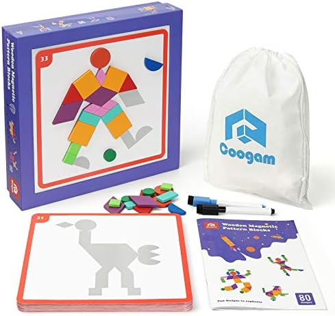 Wooden Magnetic Shape Puzzle  | Amazon (US)