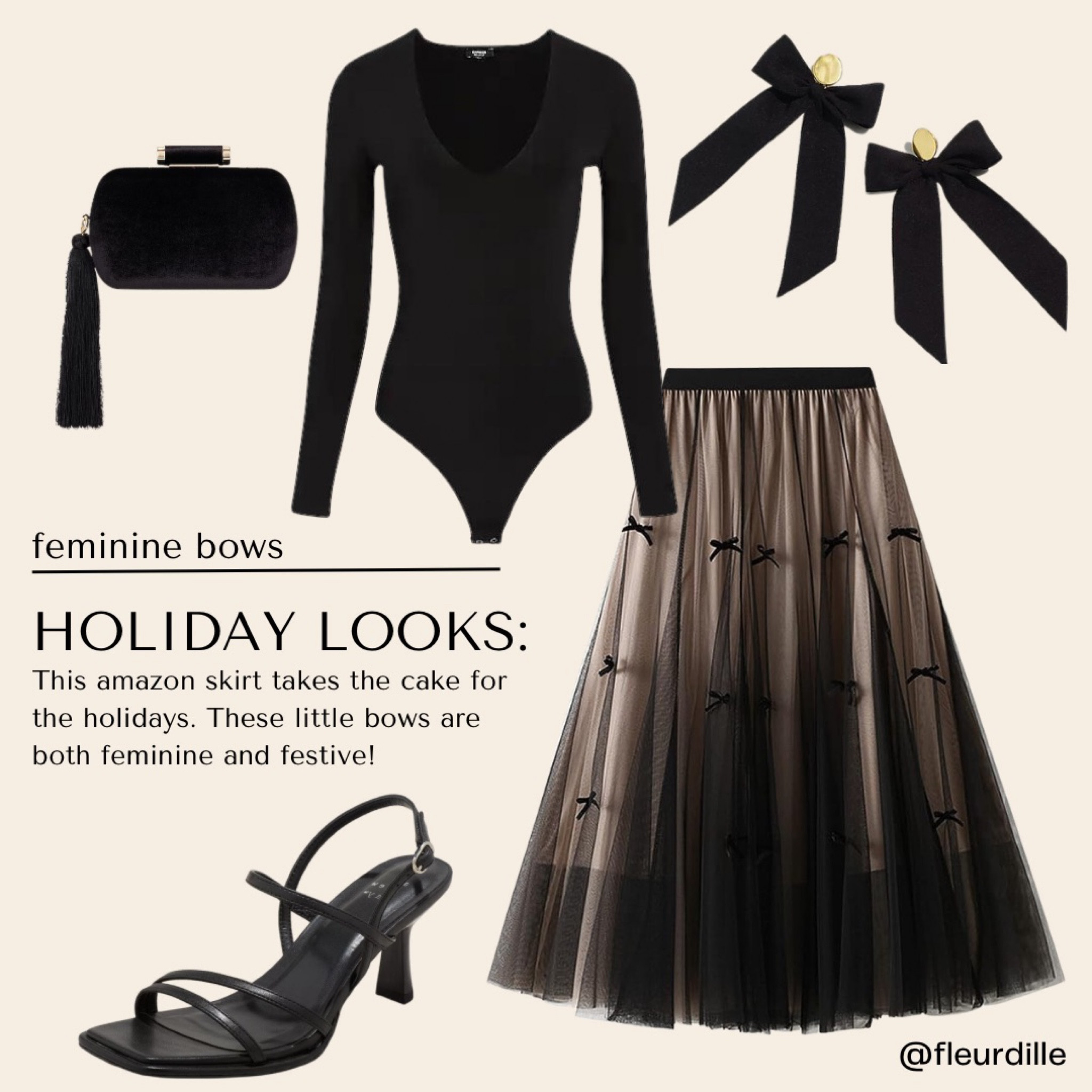 A feminine look for the holidays! 

#LTKparties #LTKSeasonal #LTKHoliday