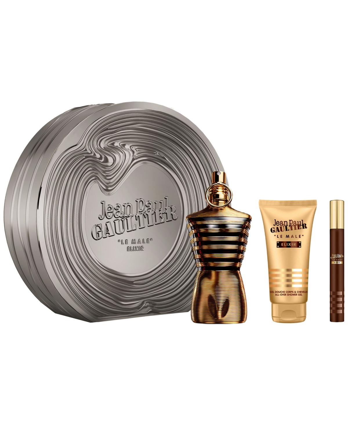 Jean Paul Gaultier 3-Pc. Le Male Elixir Gift Set | Macy's