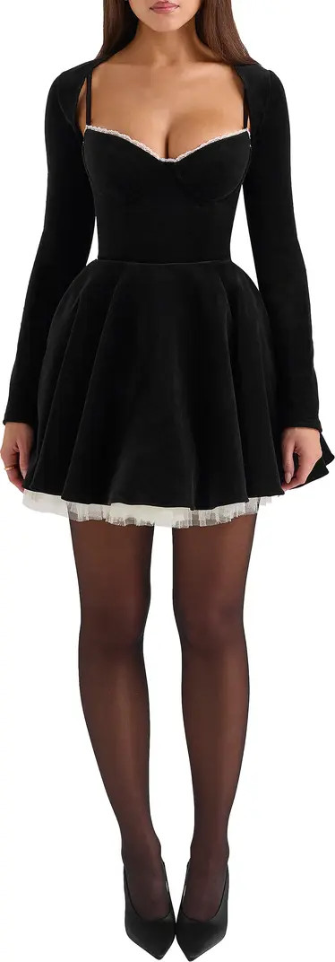 HOUSE OF CB Harmony Velvet Bolero | Nordstrom | Nordstrom