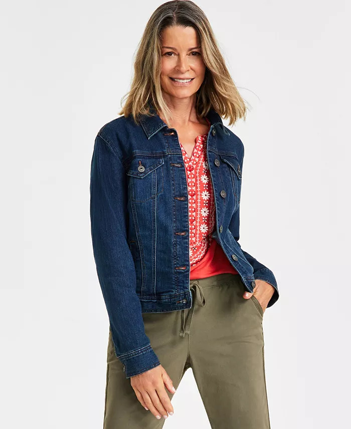 Women's Classic Denim Jacket, Created for Macy's | Macy's
