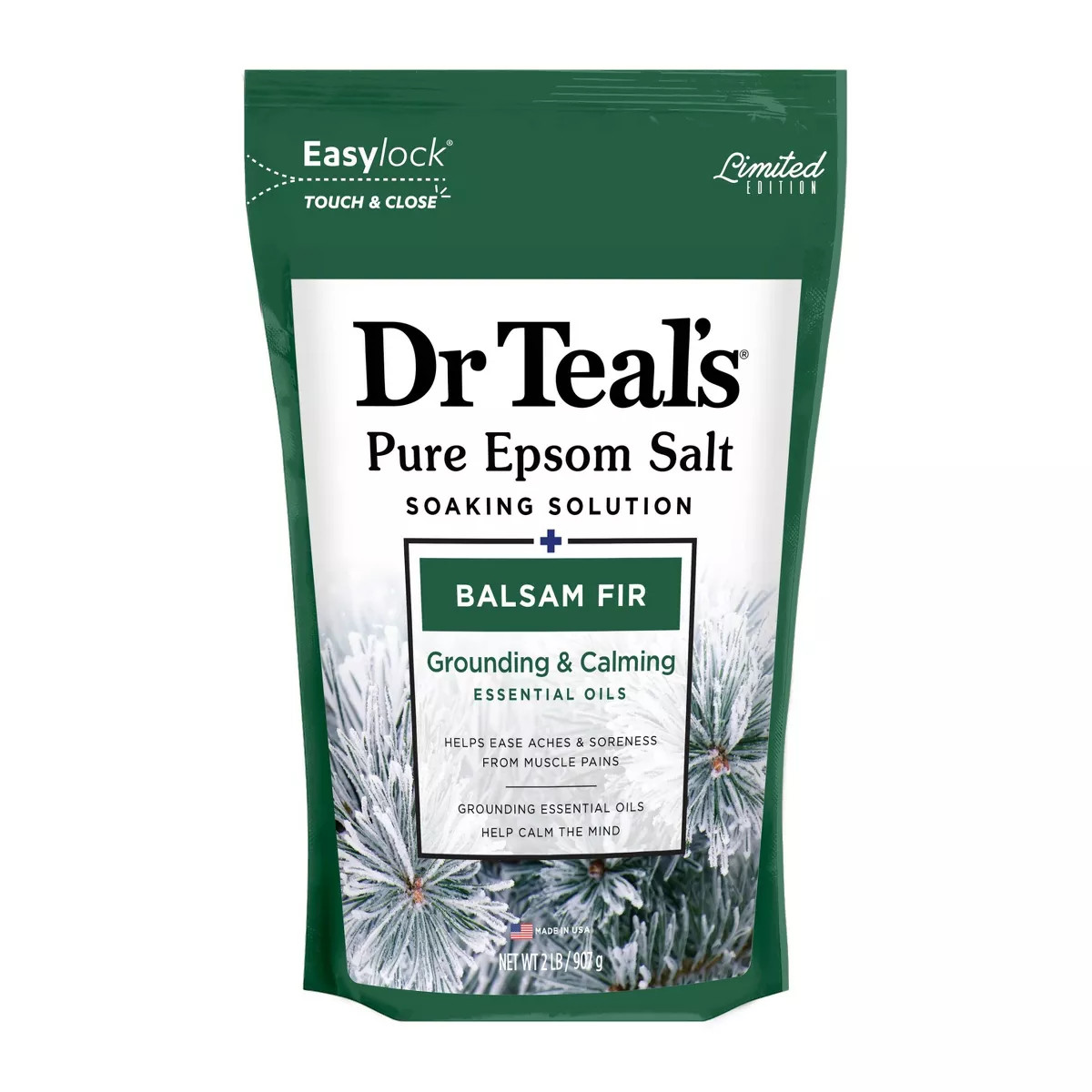 Dr Teal's Epsom Bath Salt Holiday Limited Edition Balsam Fir - 2lbs - Walmart.com | Walmart (US)