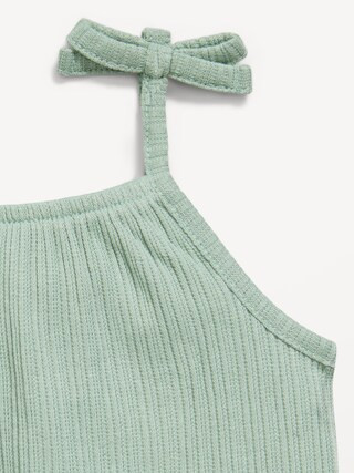 Sleeveless Tie-Strap One-Piece Romper for Baby | Old Navy (US)