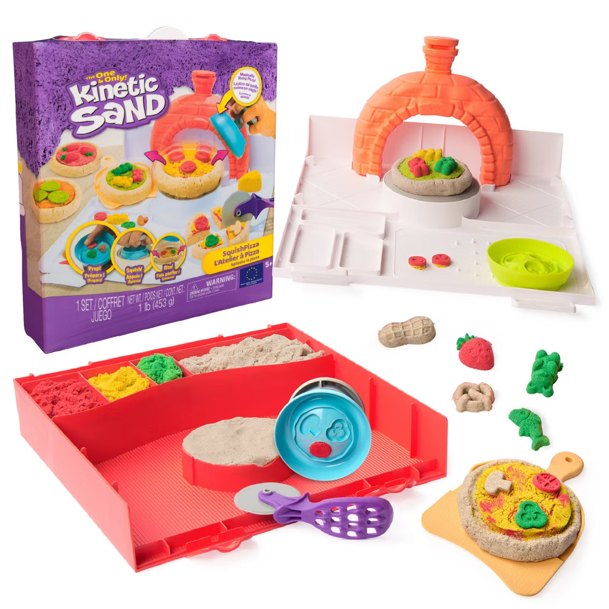 Kinetic Sand Squish Pizza Playset | Target