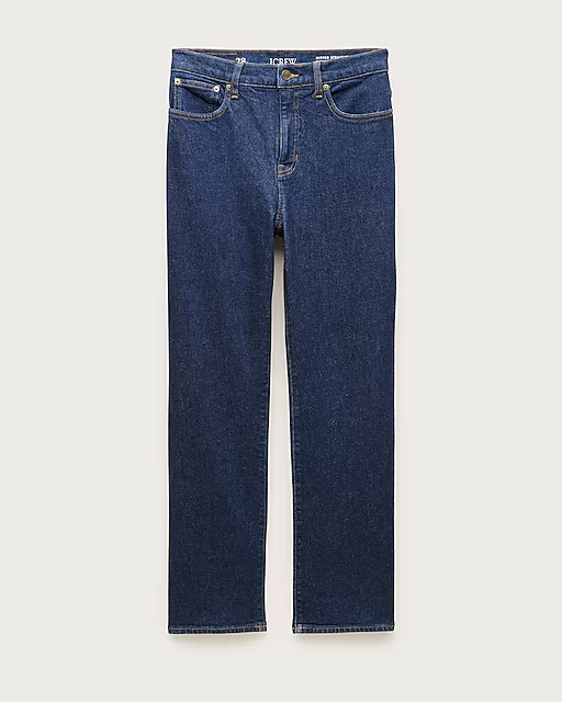 Petite nipped straight jean in stretch | J. Crew US