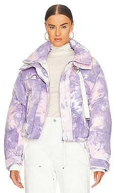 Shoreditch Ski Club Laurel Tia Puffer in Pink & Purple from Revolve.com | Revolve Clothing (Global)