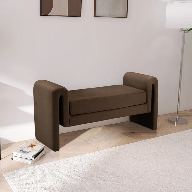 Horstfried Velvet Upholstered Bench | Wayfair North America