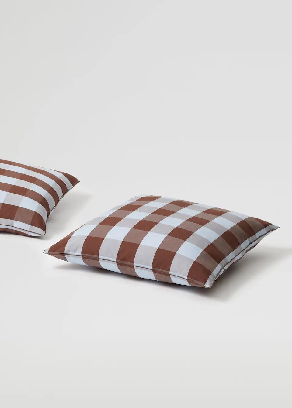 Check cotton cushion case set | MANGO (UK)