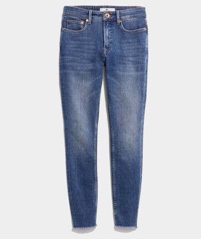 Jamie High-Rise Skinny Raw Hem Jeans | vineyard vines
