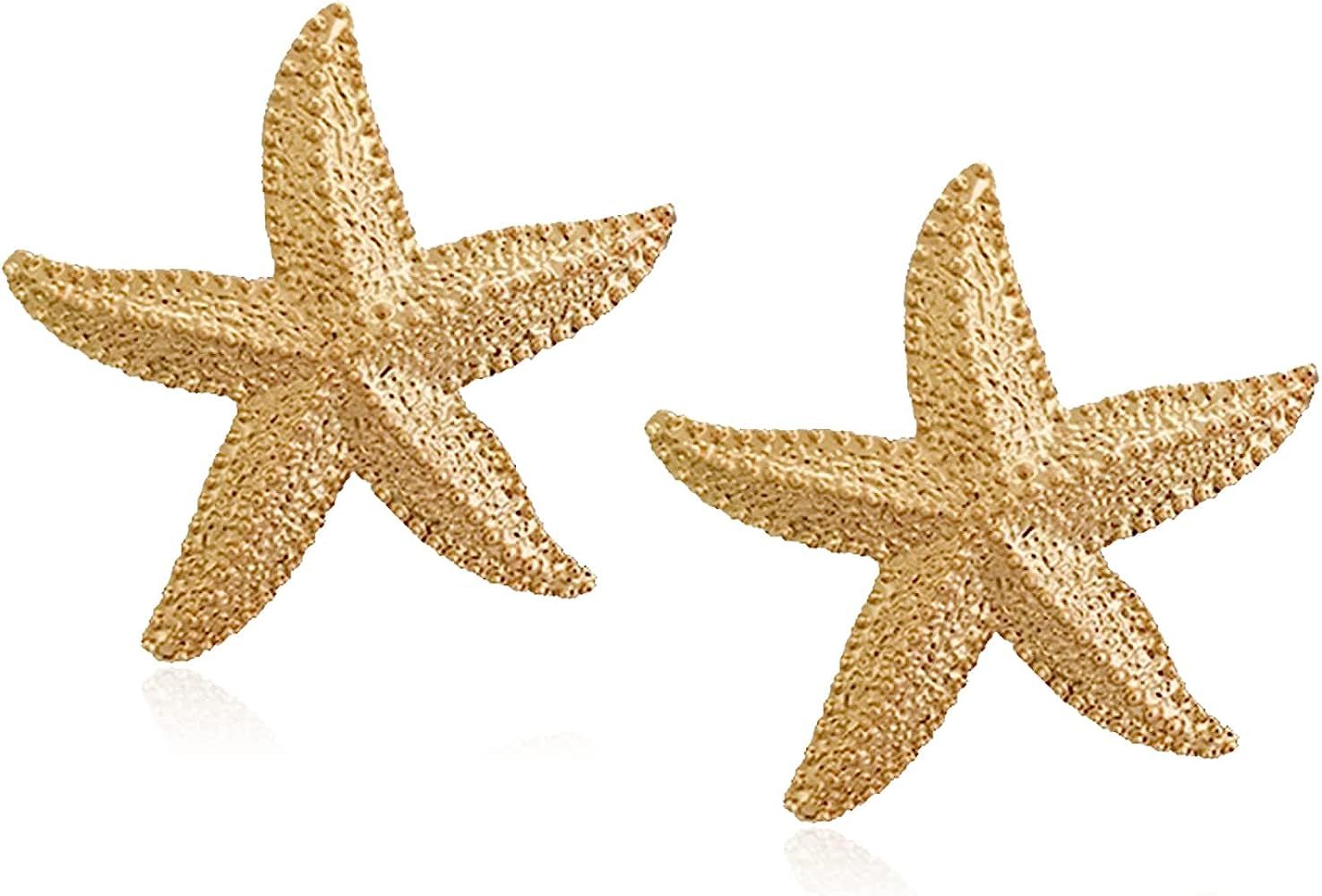 Boho Starfish Earrings Starfish Statement Star Stud Earrings for Women Girls Beach Ocean Summer J... | Amazon (US)
