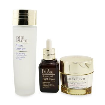 Estee LauderAdvanced Night Repair Essentials Set: Advanced Night Repair 50ml+ Micro Essence 150ml+ Revitalizing Supreme+ Creme 75ml 3pcs | Strawberrynet