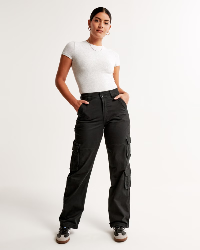 Curve Love Relaxed Cargo Pant | Abercrombie & Fitch (US)