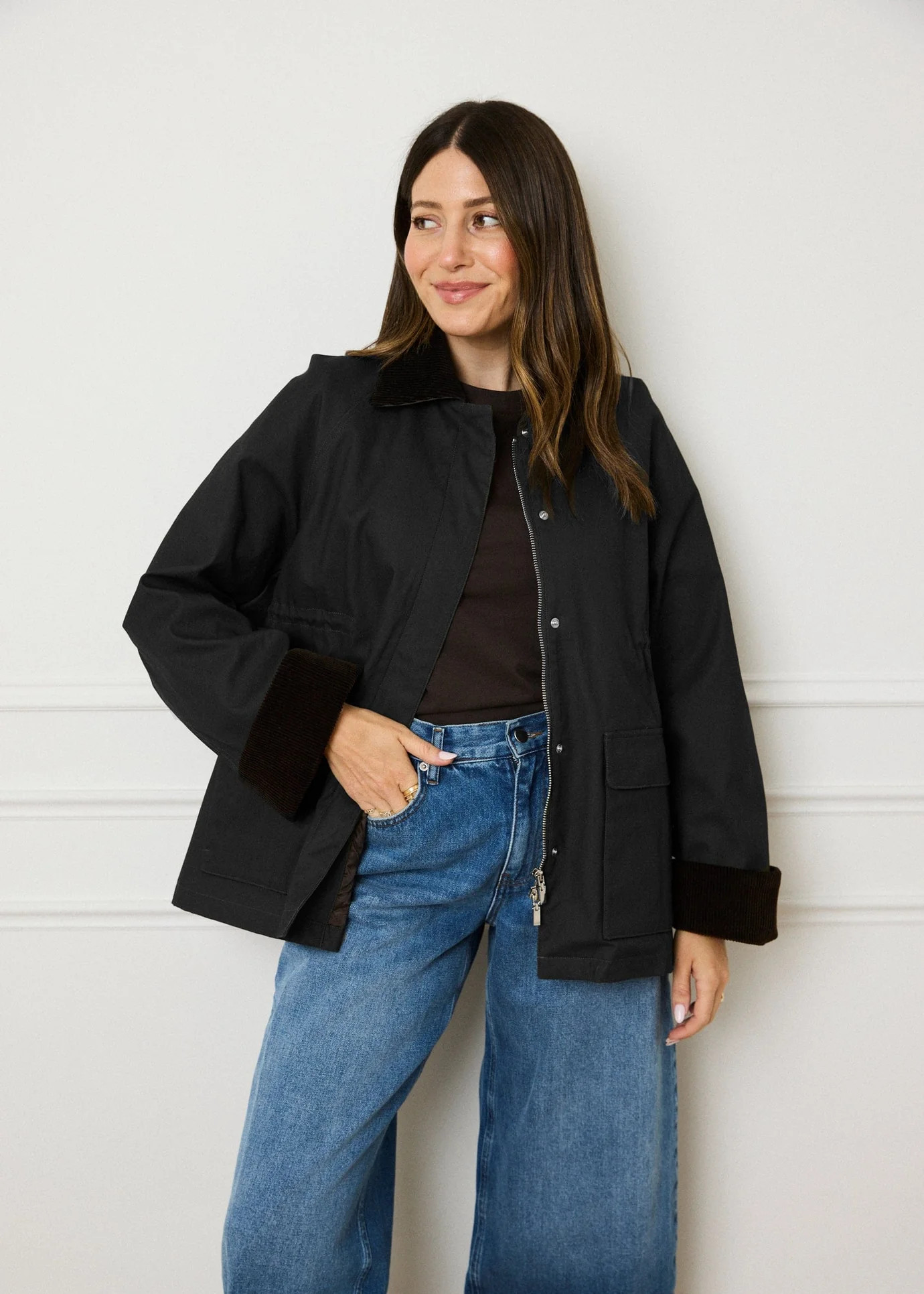 THE WAXED JACKET - BLACK | WAT The Brand