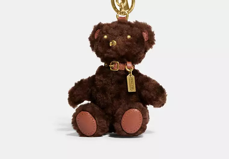 Bear Bag Charm In Signature Shearling | Coach (US)