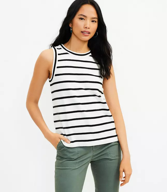 Striped Harbor Tank Top | LOFT