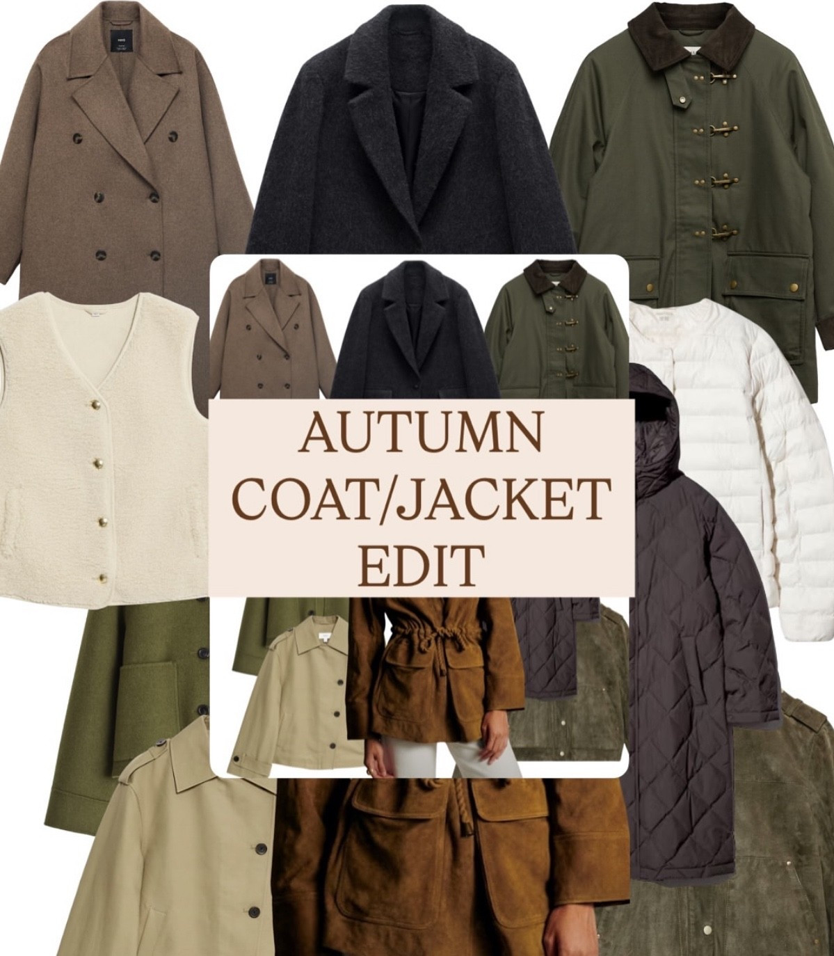 Autumn coat/jacket edit 

I’ve shopped the high street and found the best practical and trending pieces you need to see you through the season. 

#LTKuk #LTKstyletip #LTKautumn