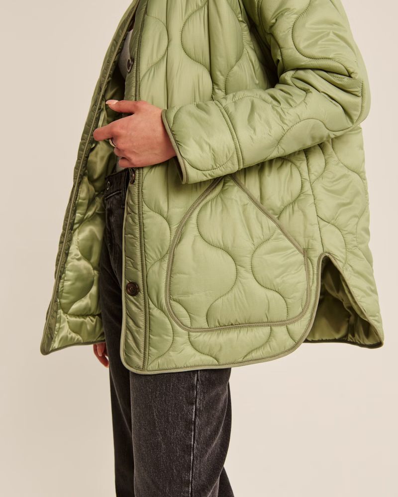 Quilted Liner Jacket | Abercrombie & Fitch (US)