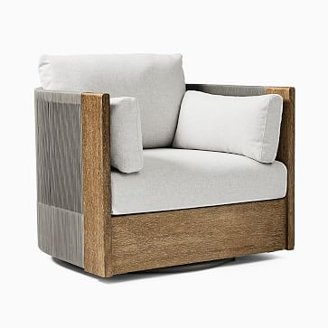 Porto Outdoor Swivel Chair | West Elm (US)