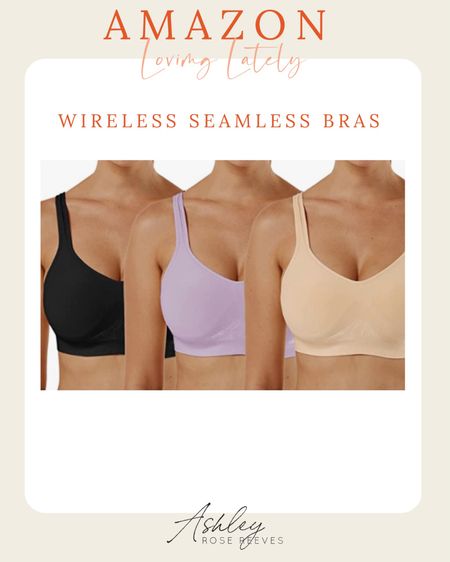 Amazon Loving Lately 
Wireless seamless bras

#LTKcurves #LTKstyletip #LTKunder50