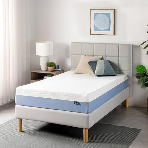 ZINUS 10 Inch Cooling Essential Memory Foam Mattress [New Version], Twin, Fiberglass Free, Medium Feel, Cooling Airflow Memory Foam, Certified Safe Foams & Fabric, Mattress in A Box | Amazon (US)