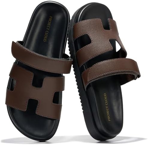 Project Cloud 100% Genuine Leather Sandals for Women Footwear - Stylish Womens Sandals with Plush... | Amazon (US)