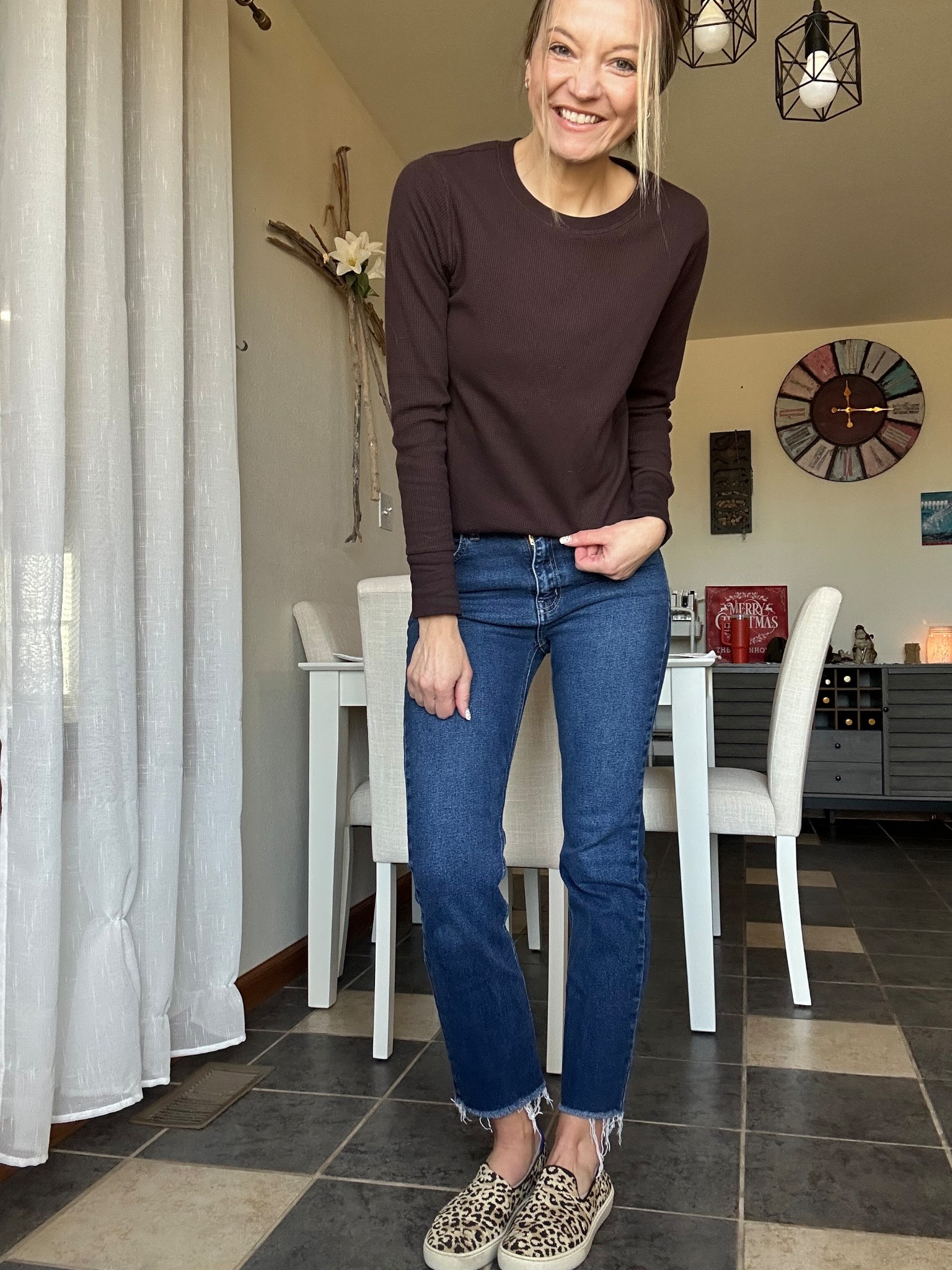 Cutest waffle style top from Walmart! $9! Colors for all seasons! 

#LTKdayinmylife #LTKFindsUnder50 #LTKmomlife