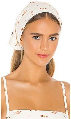 WeWoreWhat Bandana in Flowers Cream from Revolve.com | Revolve Clothing (Global)