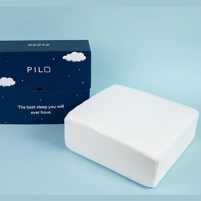 Meet PILO Cube Square Pillow 13"x13"x 5" - Memory Foam Pillow for Side Sleepers with Neck and Sho... | Amazon (US)