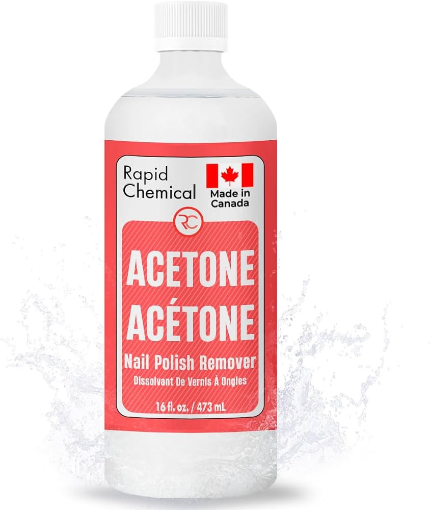 Acetone Nail Polish Remover - Made in Canada (473 ml / 16 oz) | Amazon (CA)