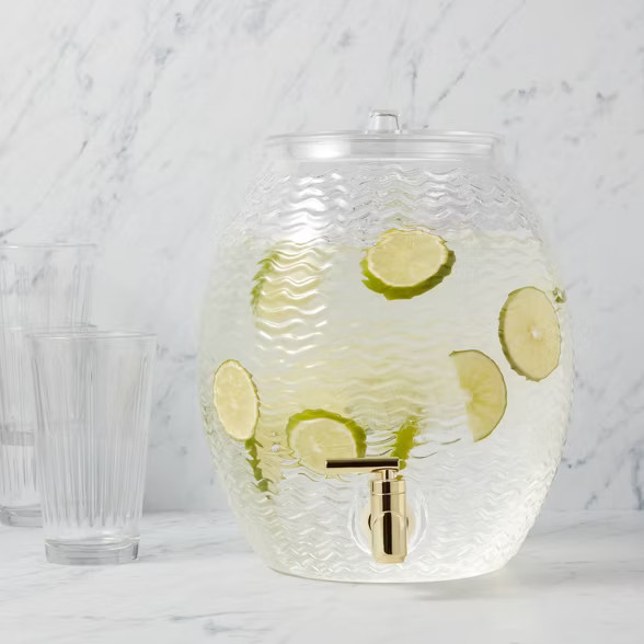2.3gal Plastic Wave Texture Beverage Dispenser - Opalhouse™ | Target