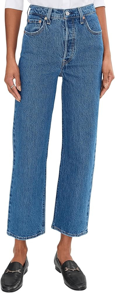 Levi's Womens Premium Ribcage Straight Ankle Jeans | Amazon (US)