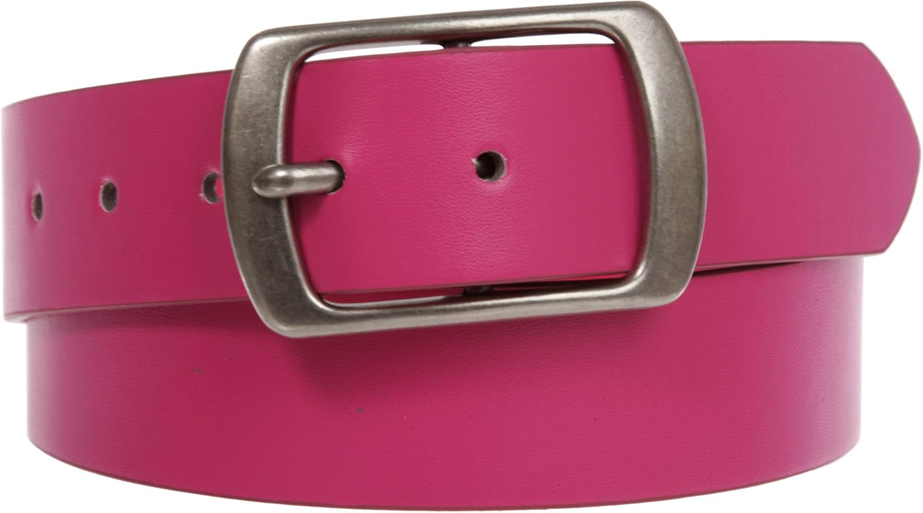 Women Casual PU Leather Dress Belt With Square Single Prong Buckle | Amazon (US)