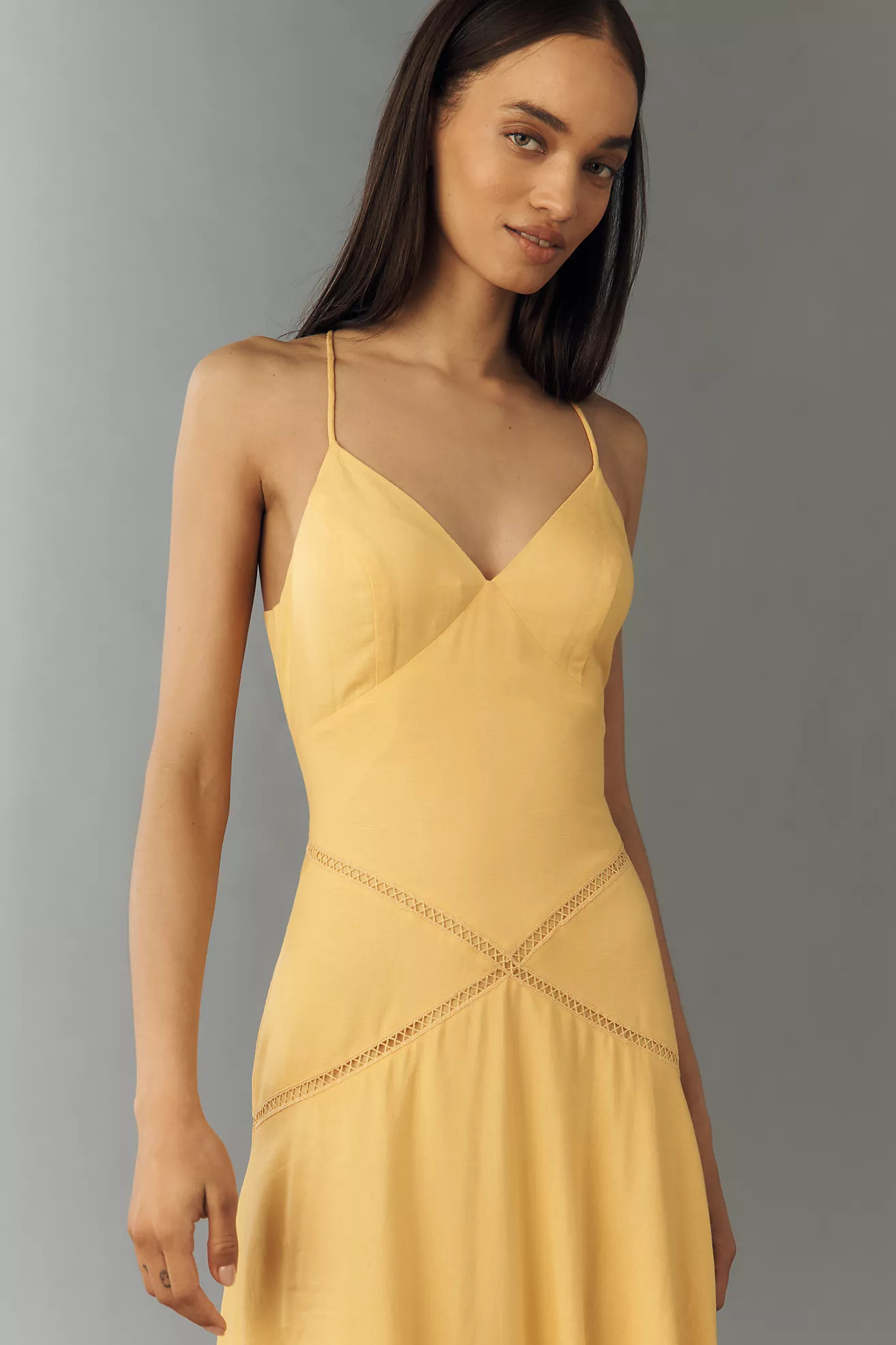 ASTR The Label Linen Lainey Maxi Dress | Anthropologie (US)