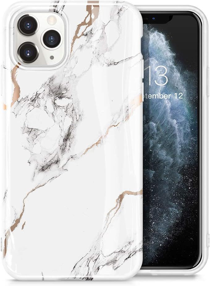 GVIEWIN Marble iPhone 11 Pro Max Case, Slim Thin Glossy Soft TPU Rubber Gel Phone Case Cover Comp... | Amazon (US)