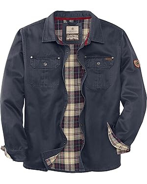 Legendary Whitetails Men's Journeyman Shirt Jacket, Flannel Lined Shacket for Men, Water-Resistan... | Amazon (US)