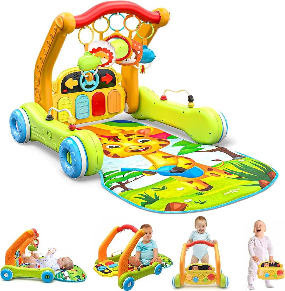 Move2Play, 4-in-1 Baby Play Mat & Activity Center Gym | Infant Toy for Tummy Time | 1 2 3 4 5 6+ ... | Amazon (US)