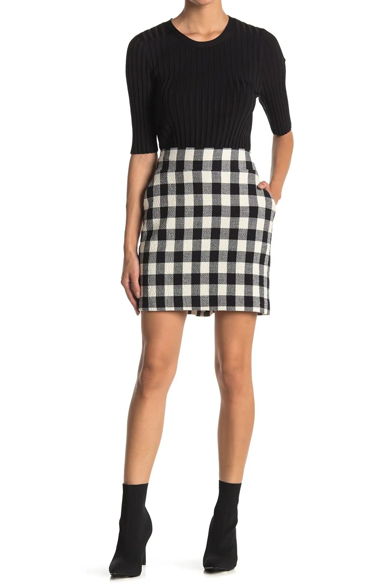 Arezzo Buffalo Plaid Mini Skirt | Nordstrom Rack