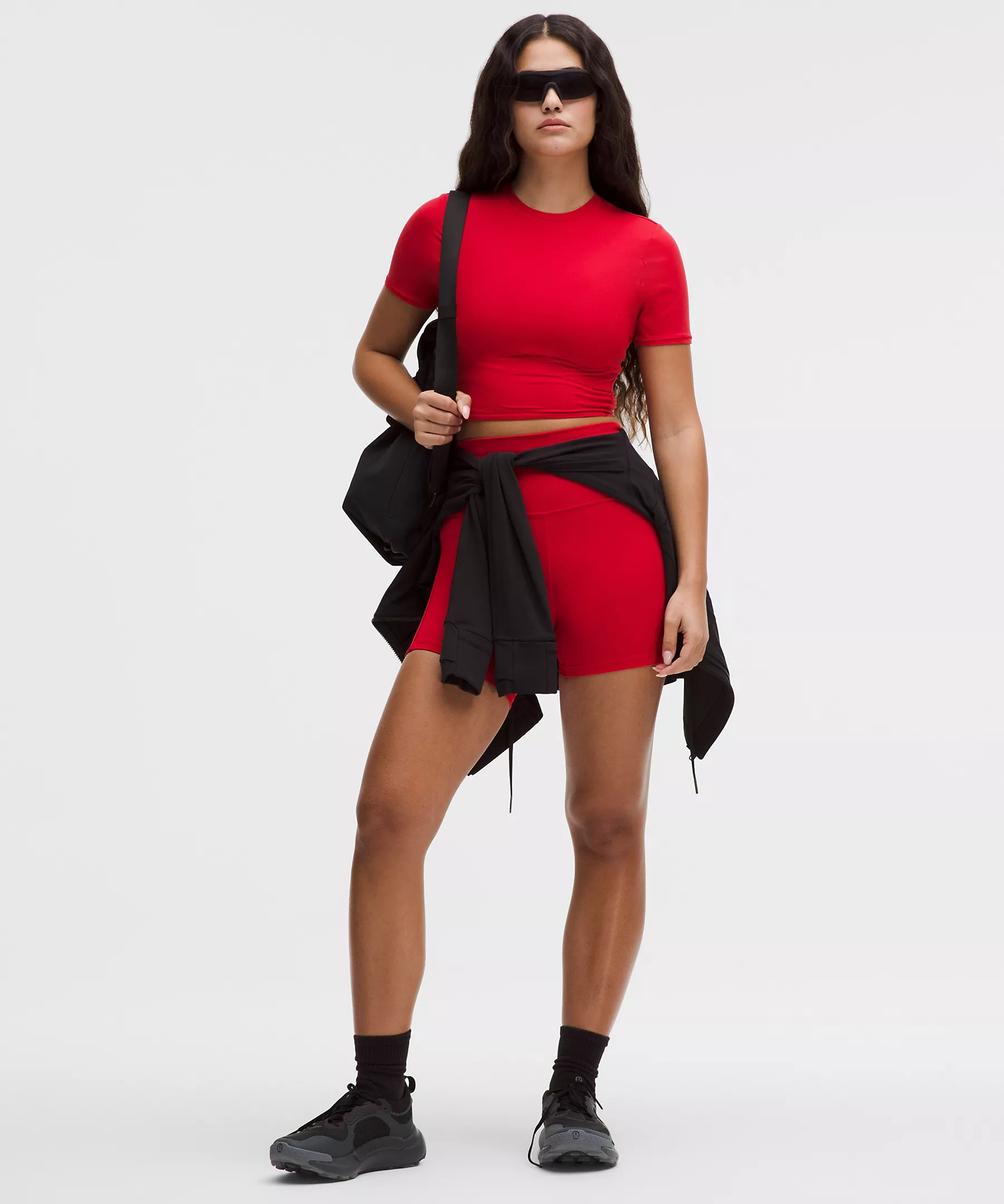 Wundermost Ultra-Soft Nulu Crewneck Cropped T-Shirt | Lululemon (US)