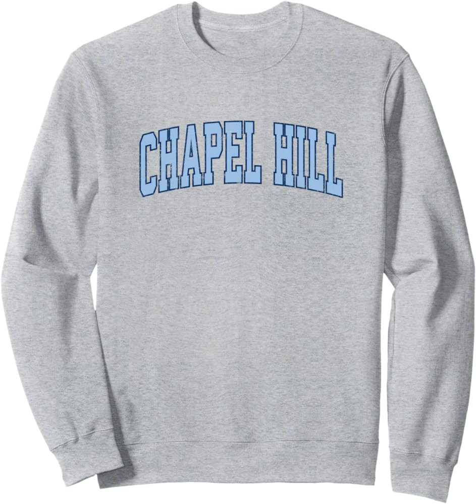 Chapel Hill North Carolina NC Vintage Athletic Sports Design Sweatshirt | Amazon (US)