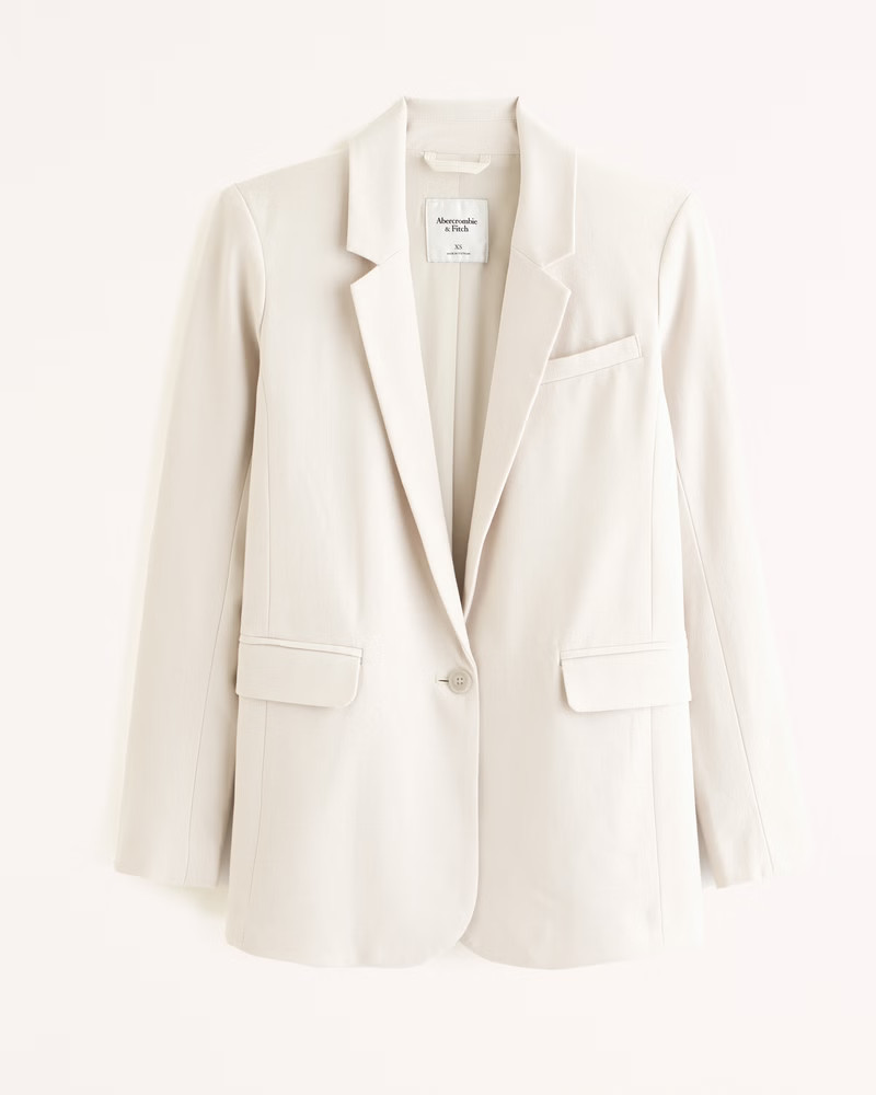 Lightweight Suiting Blazer | Abercrombie & Fitch (US)