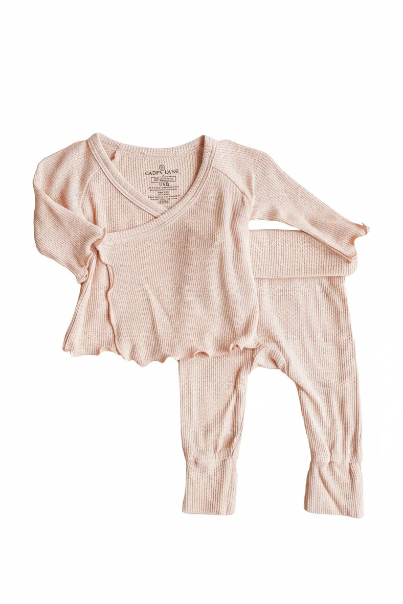 2pc Waffle Crossover Top & Bottom | Caden Lane