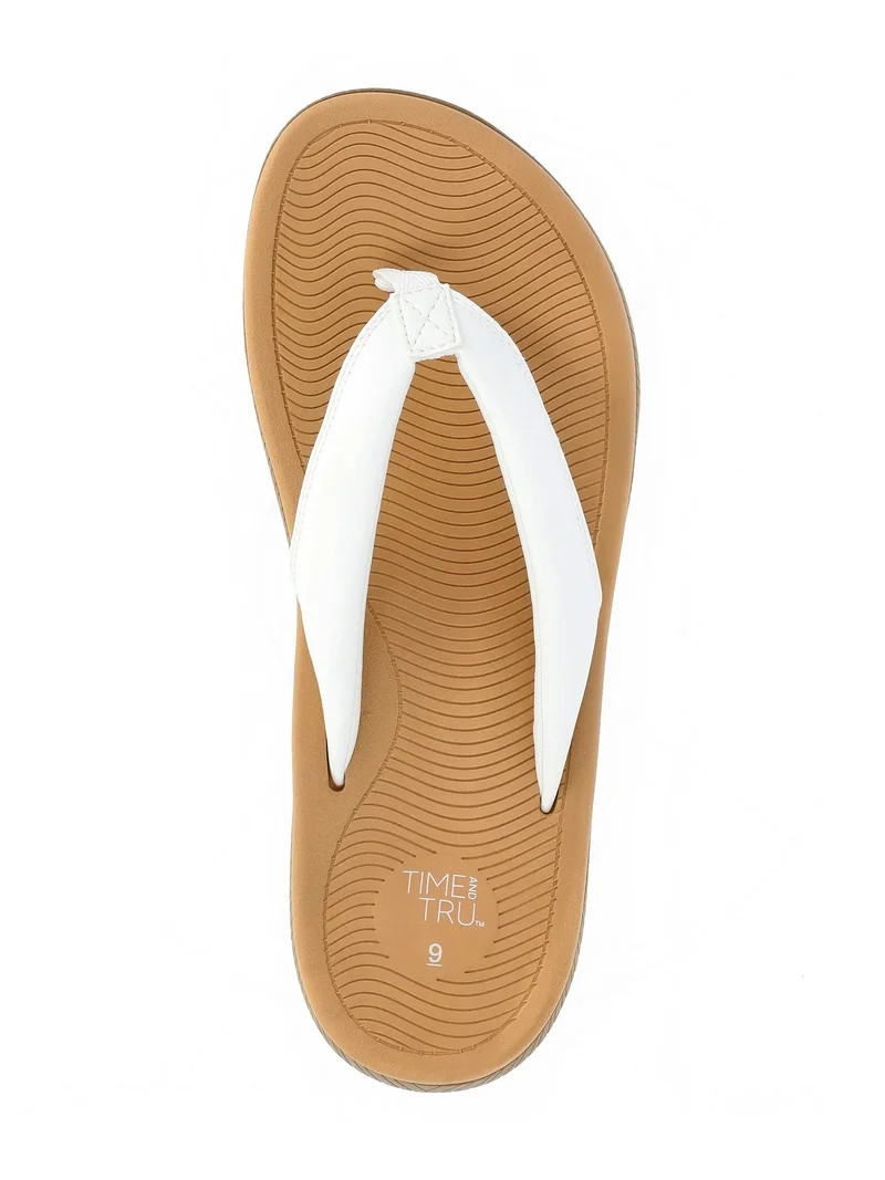 Time and Tru Women's Flip Flop Sandals | Walmart (US)
