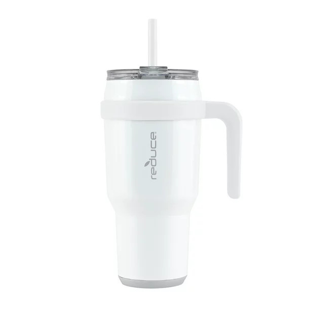 Reduce Vacuum Insulated Stainless Steel Cold1 40 fl oz. Tumbler Mug with 3 Way Lid, Straw, & Hand... | Walmart (US)