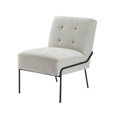 eLuxury Armless Tufted Accent Chair | Target